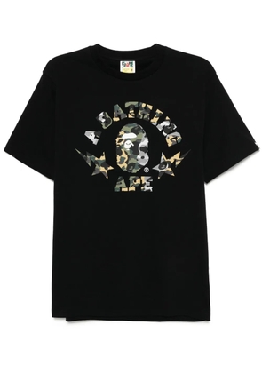 A BATHING APE® logo-print T-shirt - Black