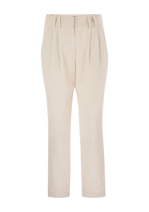 Brunello Cucinelli belt-loops trousers - Neutrals