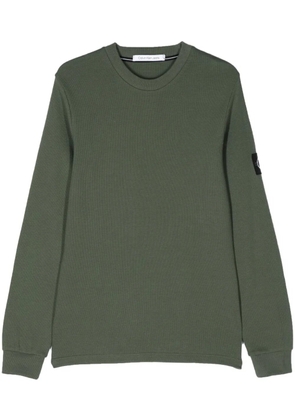 Calvin Klein Jeans Compass-motif sweater - Green