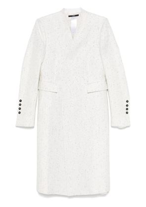 SAPIO sequined coat - White