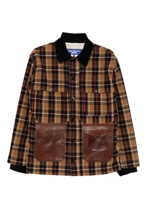 Junya Watanabe MAN x Filson checked flannel jacket - Neutrals