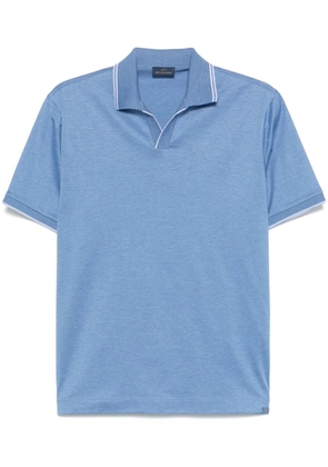 Paul & Shark mélange-effect polo shirt - Blue
