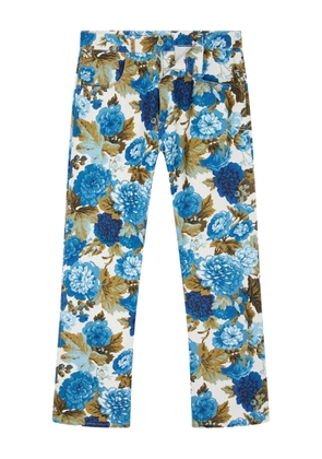 FURSAC five-pockets twill trousers - Blue