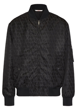 Valentino Garavani Toile Iconographe bomber jacket - Black