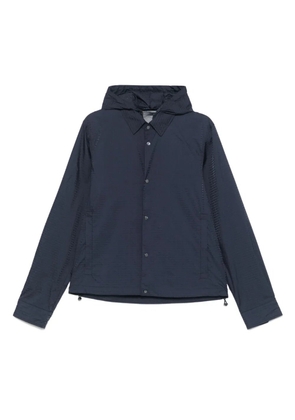 Emporio Armani logo-pattern jacket - Blue