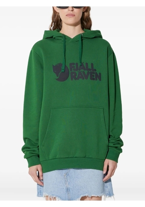 Fjällräven logo hooded sweatshirt - Green