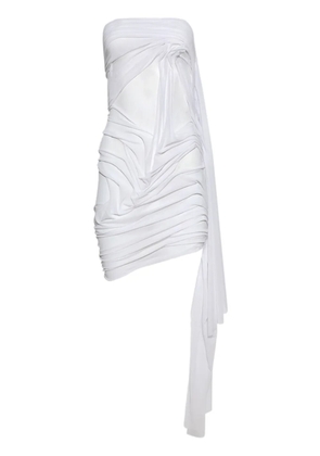 Di Petsa draped mini dress - White