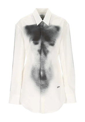 Jean Paul Gaultier buttoned graphic shirt - Neutrals