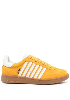 DSQUARED2 Boxer leather sneakers - Yellow