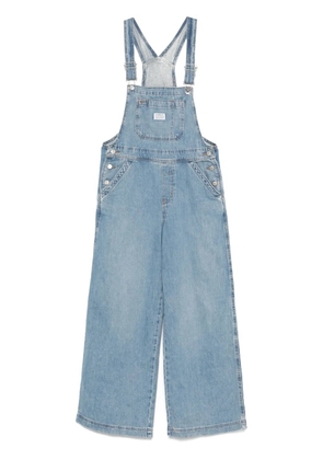 Levi's logo-patch dungarees - Blue