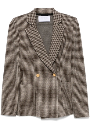 Harris Wharf London houndstooth-pattern blazer - Neutrals