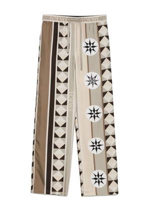 LOEWE satin trousers - Neutrals