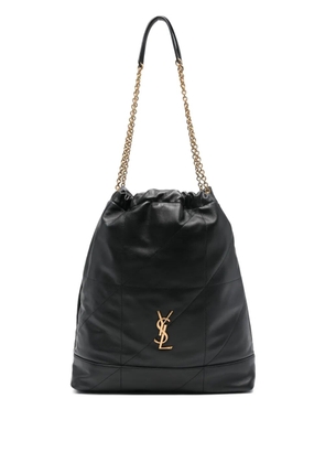 Saint Laurent quilted chain shoulder bag - Black