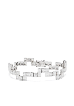 Kolours 14kt white gold Creo diamond bracelet - Silver