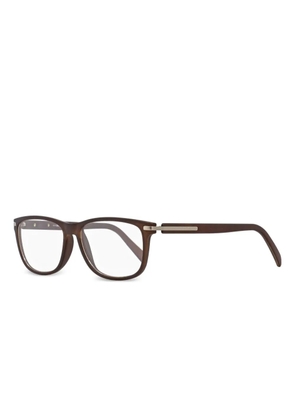 Zegna round-shape metal-accent glasses - Brown