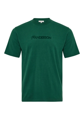 JW Anderson logo-embroidered T-shirt - Green