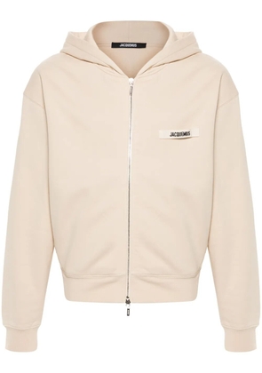 Jacquemus Le Hoodie Gros Grain hoodie - Neutrals