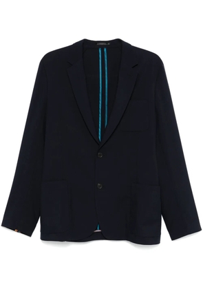 Paul Smith patch-pocket wool blazer - Blue