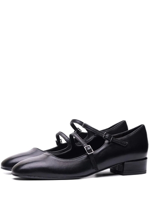 Poche Paris strap-buckle pumps - Black