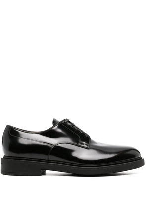 Gianvito Rossi polished-finish oxford shoes - Black
