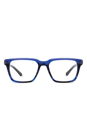 Shinola Flexon rectangular-frame glasses - Blue