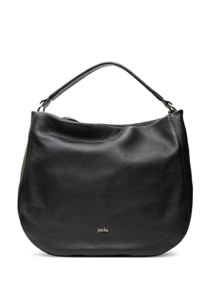 Poche Paris leather tote bag - Black