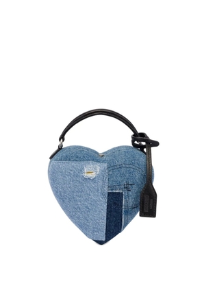 Moschino heart-shaped clutch bag - Blue
