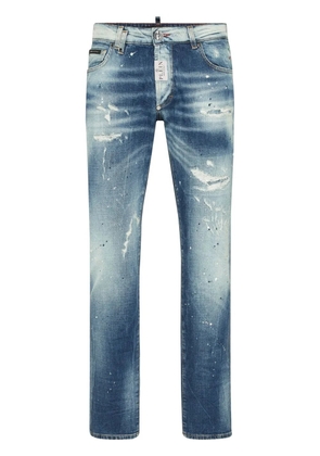 Philipp Plein Paisley Bandana jeans - Blue