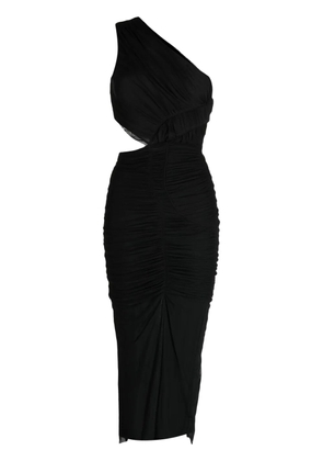 Simkhai Seraiah ruched midi dress - Black