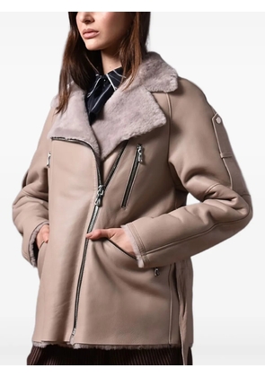 Poche Paris belted jacket - Neutrals