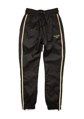 PUMA x Balmain side-stripe track pants - Black