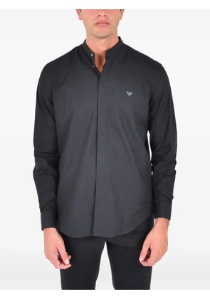 Emporio Armani band-collar shirt - Black