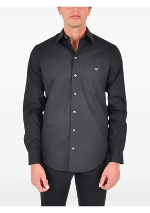 Emporio Armani logo-detail shirt - Black