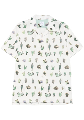 PS Paul Smith Prickly Pear-print shirt - White