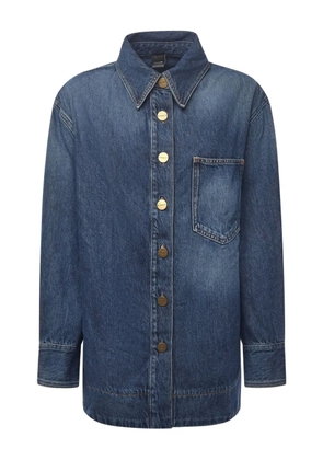 PINKO buttoned pocket denim shirt - Blue