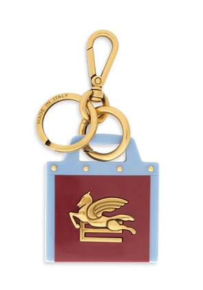 ETRO Love Trotter Pegaso-motif keyring - Red