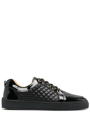 Leandro Lopes quilted low-top sneakers - Black