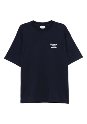 Drôle De Monsieur logo-printed T-shirt - Blue