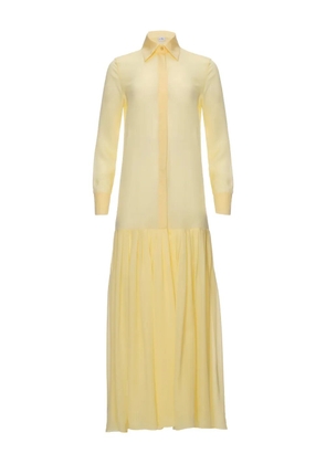 IL VOLO NOA pleated shirt dress - Yellow