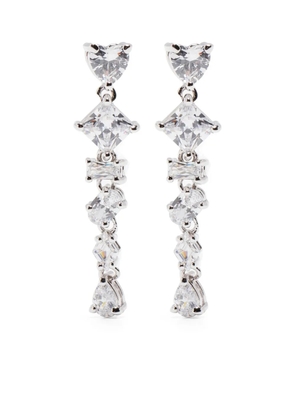 Maje crystal-embellished earrings - Silver