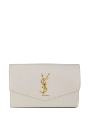 Saint Laurent Uptown chain wallet - Neutrals