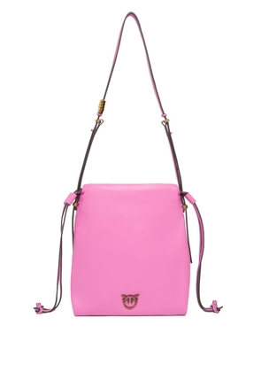 PINKO Love Bird-embellished leather bag