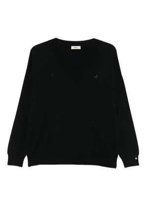 Herno V-neck sweater - Black
