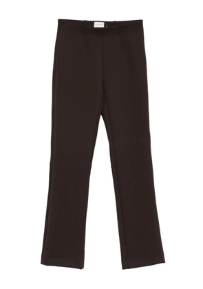 Seductive high-waisted trousers - Brown