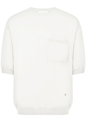 Moschino fine-knit T-shirt - White