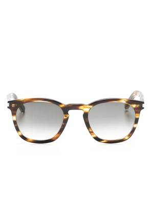 Saint Laurent Eyewear tortoiseshell-effect round-frame sunglasses - Brown