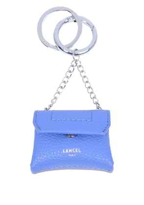 Lancel Ninon leather keyring - Blue