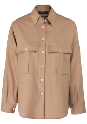 Moorer Zoia shirt - Neutrals