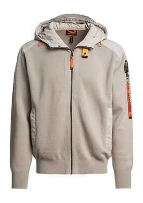 Parajumpers Dominic hooded zip-up cardigan - Neutrals