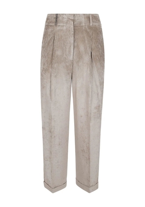 Peserico corduroy trousers - Neutrals
